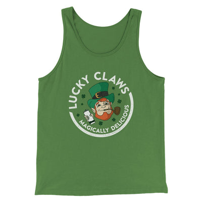 Lucky Claws Men/Unisex Tank Leaf | Funny Shirt from Famous In Real Life