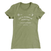 Let's Summon Demons Women's T-Shirt Light Olive | Funny Shirt from Famous In Real Life
