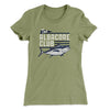 The Albacore Club Women's T-Shirt Light Olive | Funny Shirt from Famous In Real Life