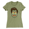 King of Breakfast Women's T-Shirt Light Olive | Funny Shirt from Famous In Real Life