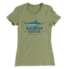 Rayburn House Women's T-Shirt Light Olive | Funny Shirt from Famous In Real Life