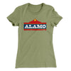 Alamo Beer Women's T-Shirt Light Olive | Funny Shirt from Famous In Real Life
