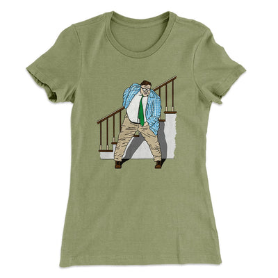 Matt Foley Motivational Speaker Women's T-Shirt Light Olive | Funny Shirt from Famous In Real Life