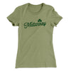 Malarkey Women's T-Shirt Light Olive | Funny Shirt from Famous In Real Life