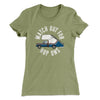 Watch Out For Hop-Ons Women's T-Shirt Light Olive | Funny Shirt from Famous In Real Life