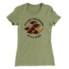 It's Not Hoarding If It's Wine Women's T-Shirt Light Olive | Funny Shirt from Famous In Real Life