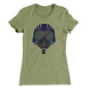 Maverick Helmet Women's T-Shirt Light Olive | Funny Shirt from Famous In Real Life