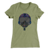 Maverick Helmet Women's T-Shirt Light Olive | Funny Shirt from Famous In Real Life