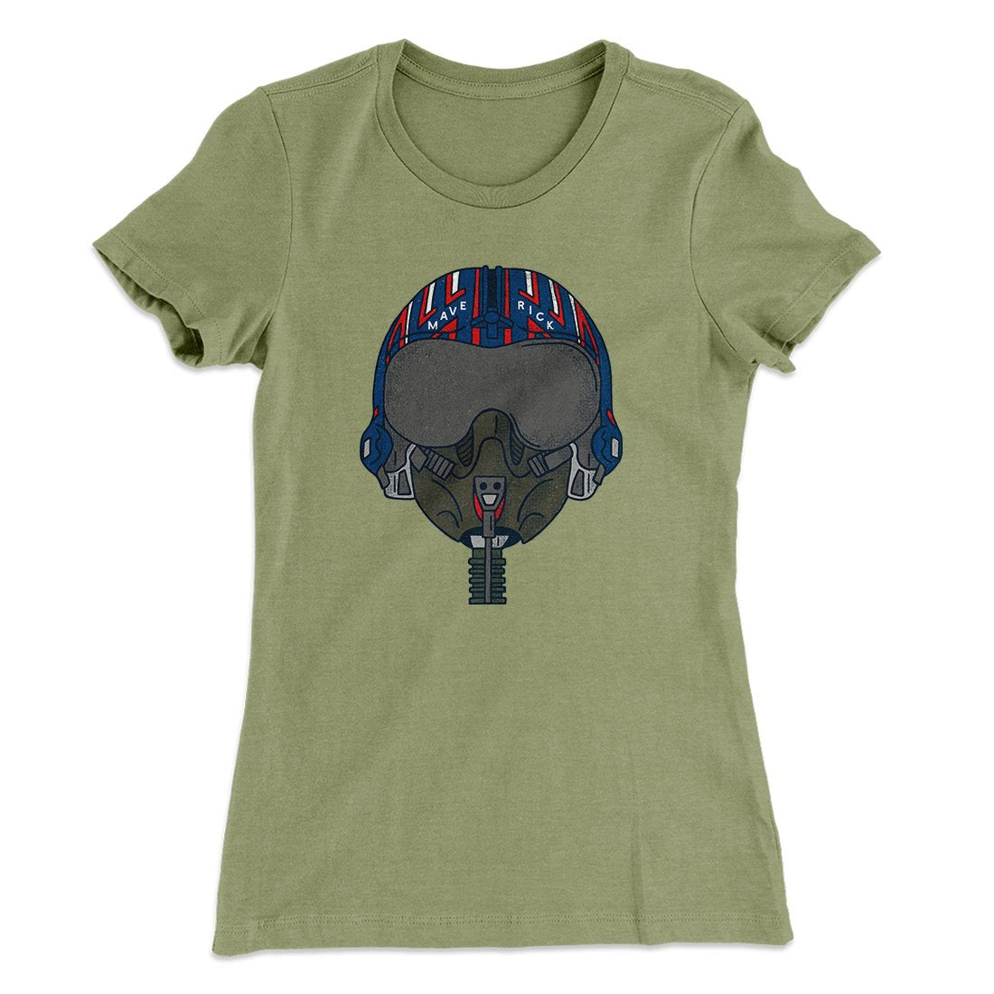 Maverick Helmet Women's T-Shirt | Funny Shirt from Famous In Real Life