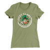 Lucky Claws Women's T-Shirt Light Olive | Funny Shirt from Famous In Real Life