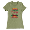 Benny's Burgers Women's T-Shirt Light Olive | Funny Shirt from Famous In Real Life