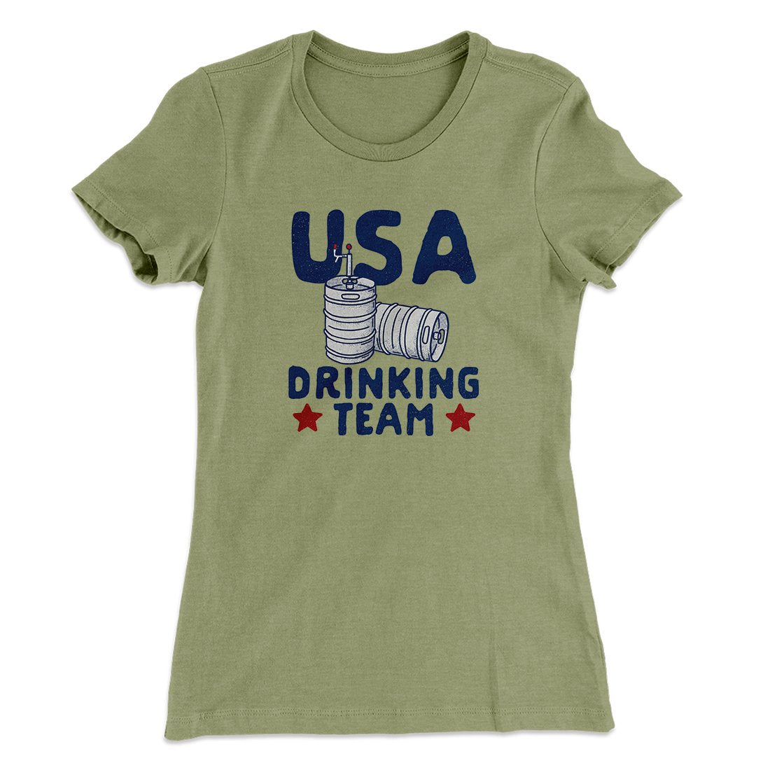 USA Drinking Team Women's T-Shirt | Funny Shirt from Famous In Real Life