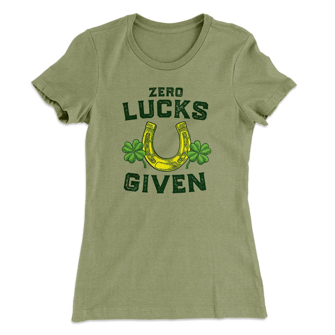 Zero Lucks Given Women's T-Shirt | Funny Shirt from Famous In Real Life