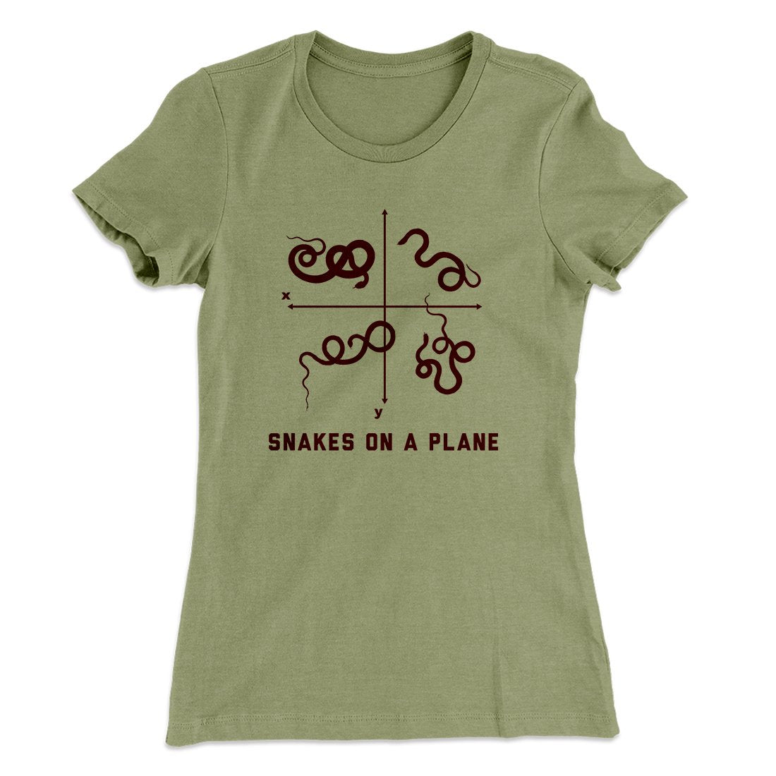 Snakes on a Plane Women's T-Shirt | Funny Shirt from Famous In Real Life