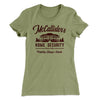 McCallister's Home Security Women's T-Shirt Light Olive | Funny Shirt from Famous In Real Life