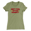 Don't Feed After Midnight Women's T-Shirt Light Olive | Funny Shirt from Famous In Real Life