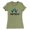 Initech Women's T-Shirt Light Olive | Funny Shirt from Famous In Real Life