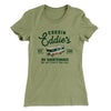Cousin Eddie's RV Maintenance Women's T-Shirt Light Olive | Funny Shirt from Famous In Real Life