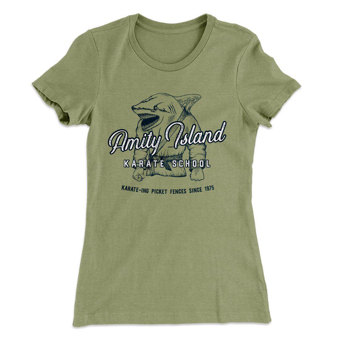 Amity Island Karate School Women's T-Shirt | Funny Shirt from Famous In Real Life