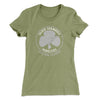Silver Shamrock Novelties Women's T-Shirt Light Olive | Funny Shirt from Famous In Real Life