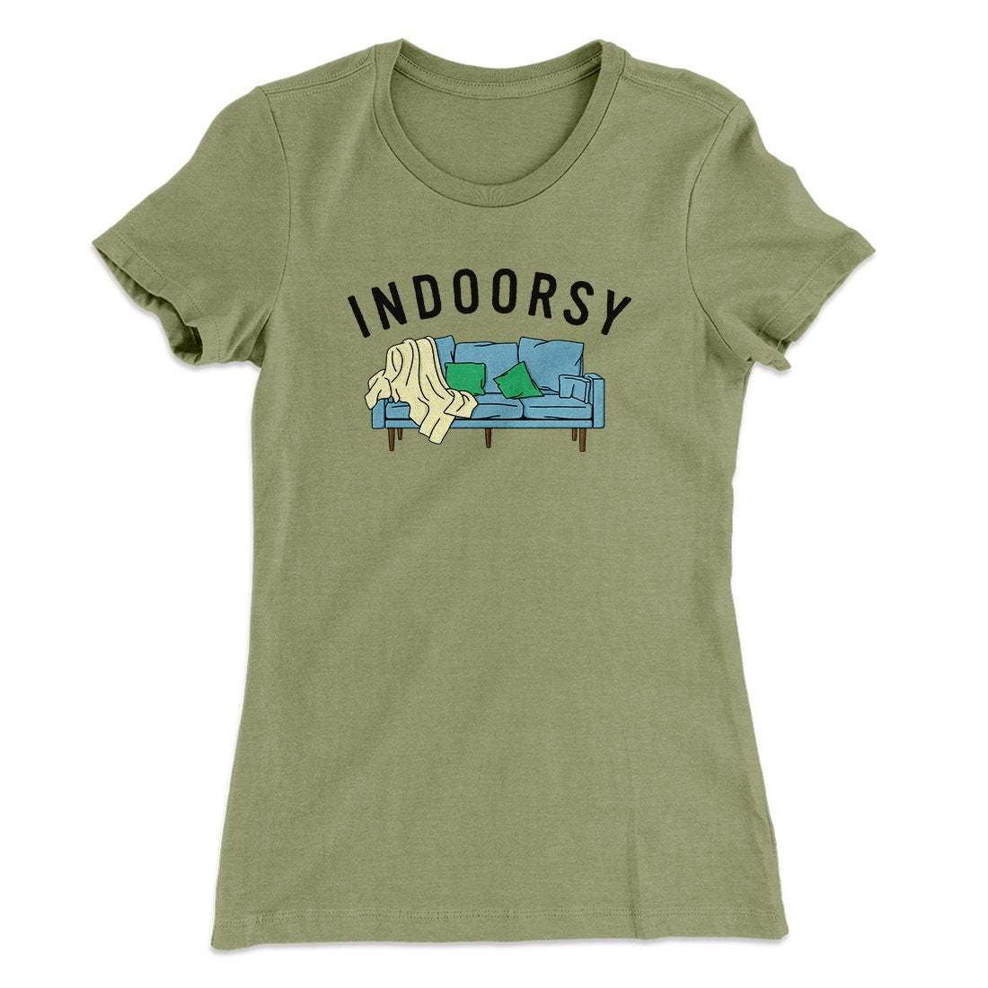 Indoorsy Women's T-Shirt | Funny Shirt from Famous In Real Life