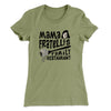 Mama Fratelli's Family Restaurant Women's T-Shirt Light Olive | Funny Shirt from Famous In Real Life
