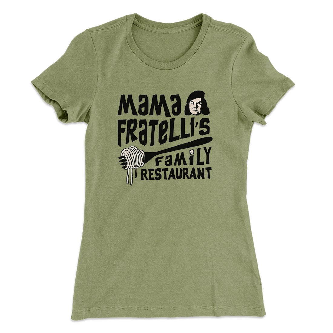 Mama Fratelli's Family Restaurant Women's T-Shirt | Funny Shirt from Famous In Real Life