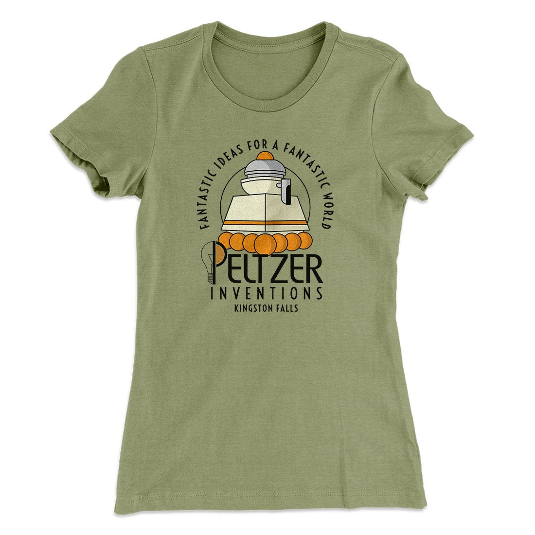 Peltzer Inventions Women's T-Shirt | Funny Shirt from Famous In Real Life