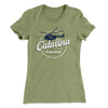 The Catalina Wine Mixer Women's T-Shirt Light Olive | Funny Shirt from Famous In Real Life