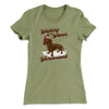 Walking In A Wiener Wonderland Women's T-Shirt Light Olive | Funny Shirt from Famous In Real Life
