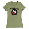 So Eggcited Funny Women's T-Shirt Light Olive | Funny Shirt from Famous In Real Life