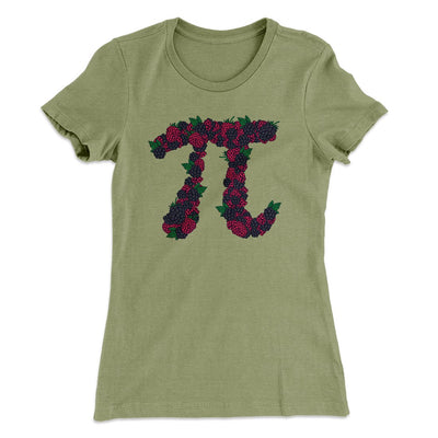 Raspberry Pi Women's T-Shirt Light Olive | Funny Shirt from Famous In Real Life