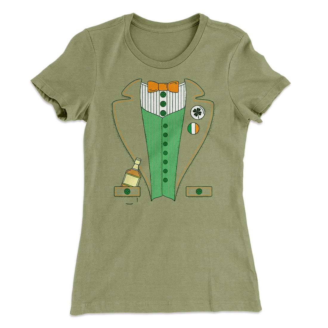 Irish Leprechaun Suit Women's T-Shirt | Funny Shirt from Famous In Real Life