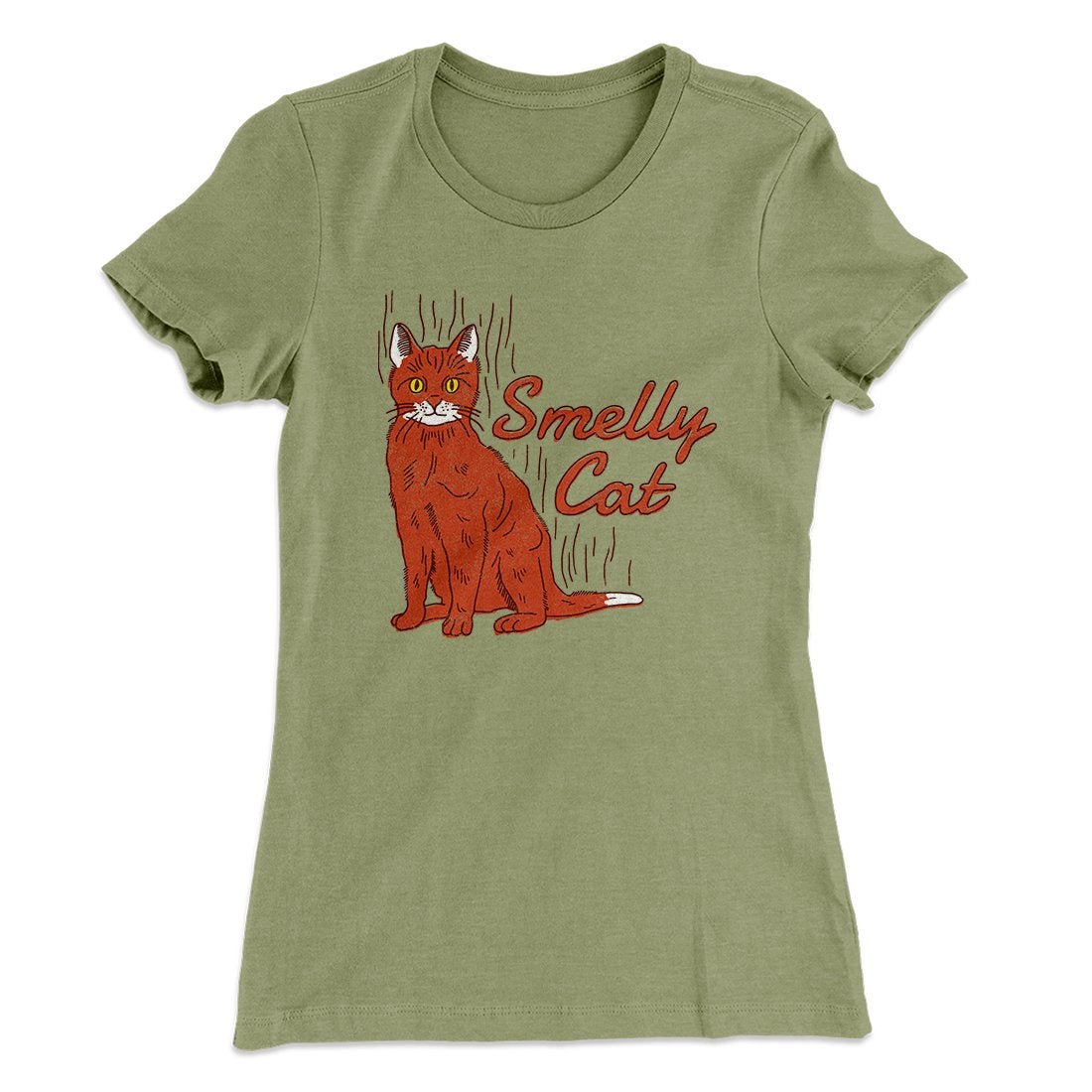 Smelly Cat Women's T-Shirt | Funny Shirt from Famous In Real Life