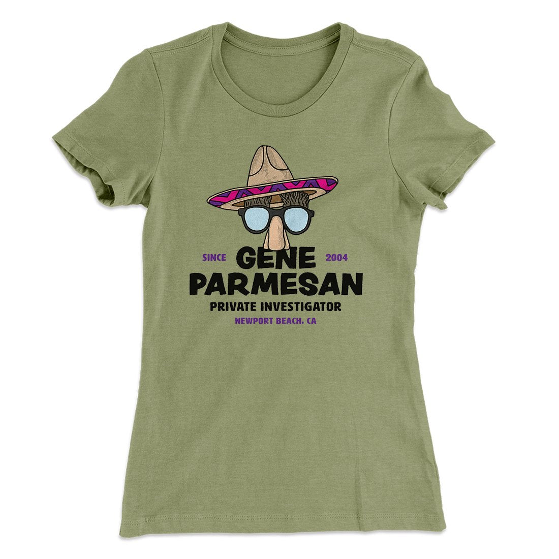 Gene Parmesan Women's T-Shirt | Funny Shirt from Famous In Real Life