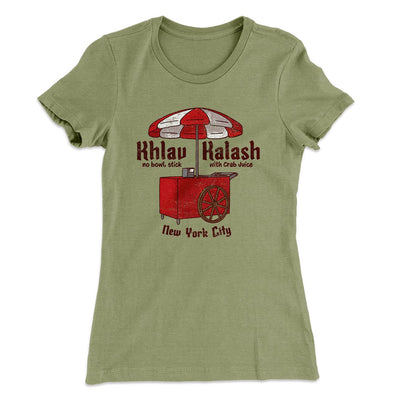 Khlav Kalash Women's T-Shirt Light Olive | Funny Shirt from Famous In Real Life