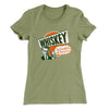 Whiskey - Breakfast of Champions Women's T-Shirt Light Olive | Funny Shirt from Famous In Real Life