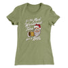 It's The Most Wonderful Time For A Beer Women's T-Shirt Light Olive | Funny Shirt from Famous In Real Life
