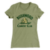 Bushwood Country Club Women's T-Shirt Light Olive | Funny Shirt from Famous In Real Life