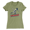 Touchdown! Funny Women's T-Shirt Light Olive | Funny Shirt from Famous In Real Life