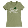 Pat McCrotch Irish Pub Women's T-Shirt Light Olive | Funny Shirt from Famous In Real Life