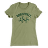 Borophyll Women's T-Shirt Light Olive | Funny Shirt from Famous In Real Life