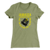 Jamaica Bobsled Team Women's T-Shirt Light Olive | Funny Shirt from Famous In Real Life