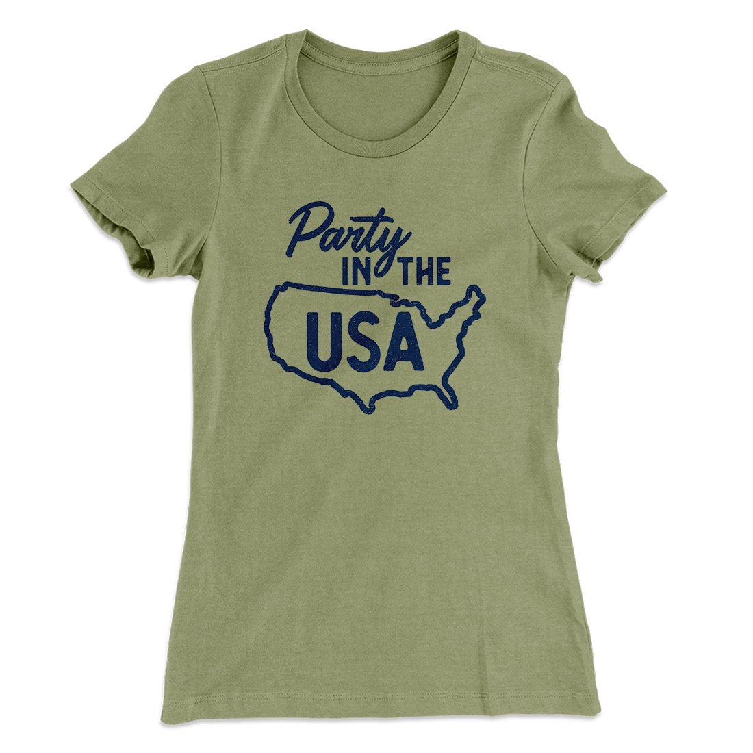 Party in the USA Women's T-Shirt | Funny Shirt from Famous In Real Life