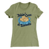 Taking Care of Biscuits Women's T-Shirt Light Olive | Funny Shirt from Famous In Real Life
