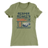 Mr. Miyagi's Car Detailing Women's T-Shirt Light Olive | Funny Shirt from Famous In Real Life
