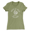 This Is Why I'm Hot Funny Women's T-Shirt Light Olive | Funny Shirt from Famous In Real Life