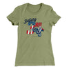 Safety 3rd Women's T-Shirt Light Olive | Funny Shirt from Famous In Real Life