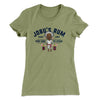 Jobu's Rum Women's T-Shirt Light Olive | Funny Shirt from Famous In Real Life