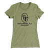 Tobias Fünke M.D. Analrapist Women's T-Shirt Light Olive | Funny Shirt from Famous In Real Life